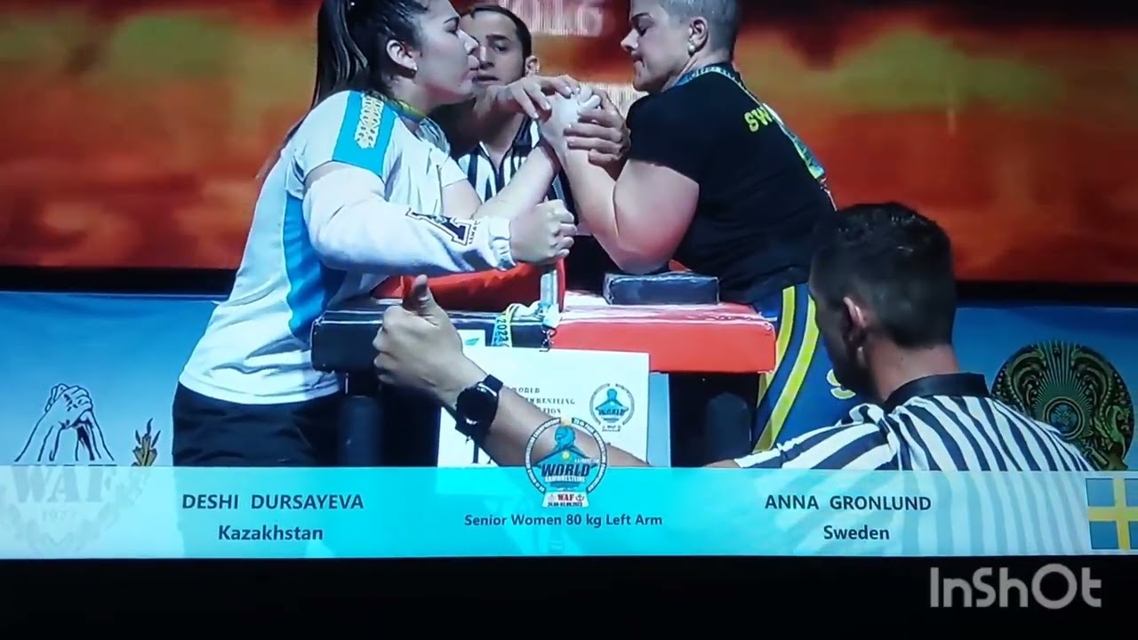 Armwrestling Senior women 80 Kg