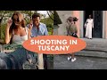 A day with...  Shooting day in Tuscany  💙🙌🏽