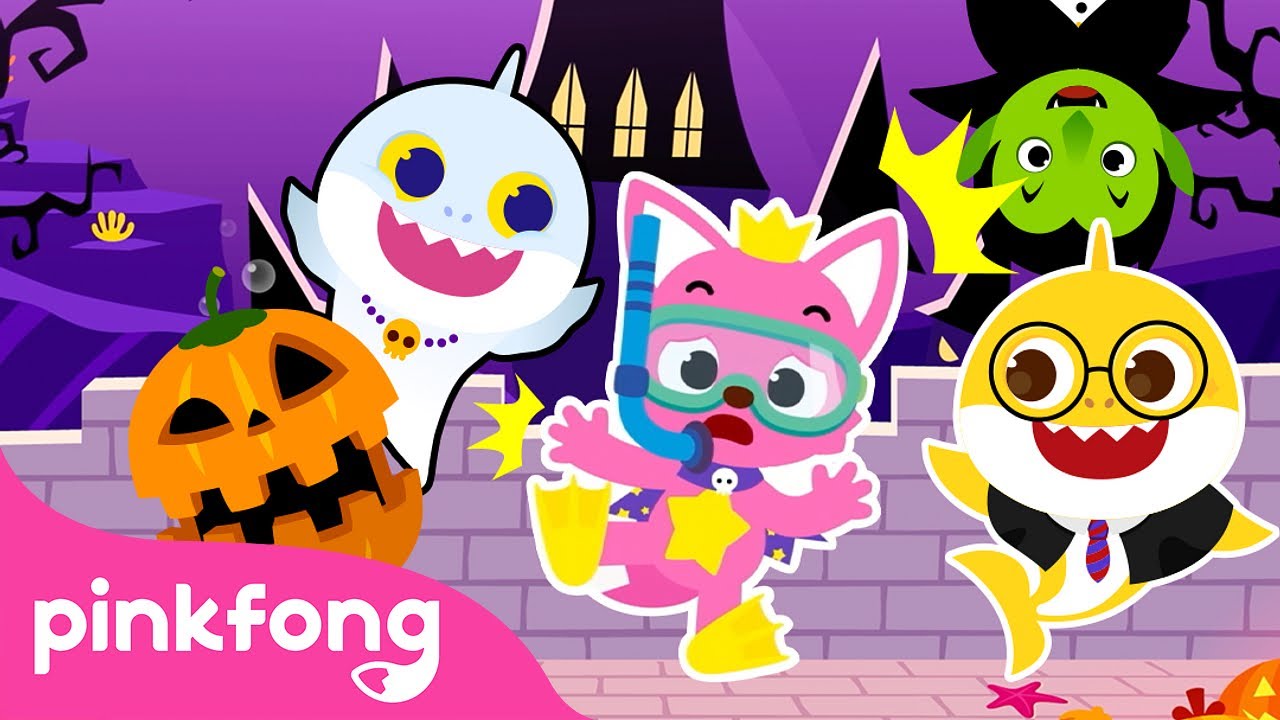 Main petak umpet bersama keluarga Baby Shark| Cerita Halloween | Kartun Anak | Pinkfong & Baby S