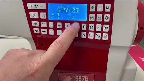 How To Use "Bar Tack" function on PS-1987B and PS-1933B Industrial Sewing Machines