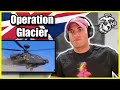 Marine reacts to Operation Glacier (Rescue using Apache helicopter)
