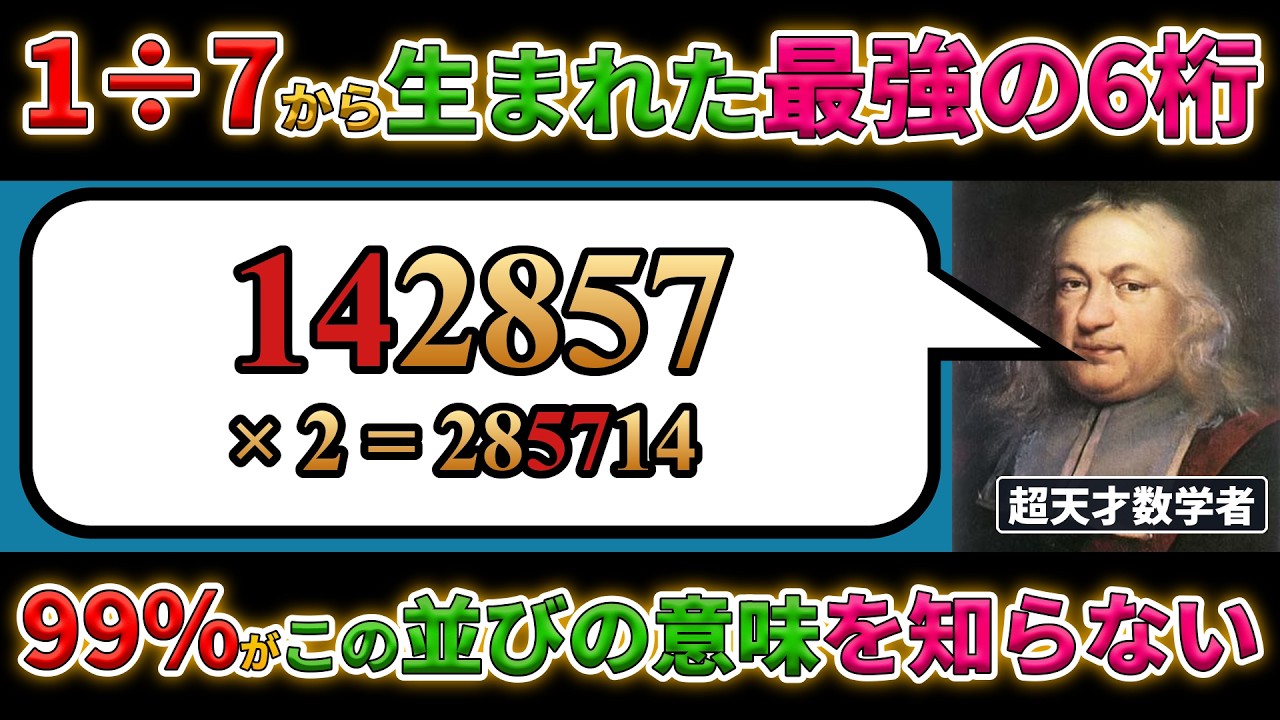 The Number That Rearranges Itself Up to 6x and Breaks at 7x