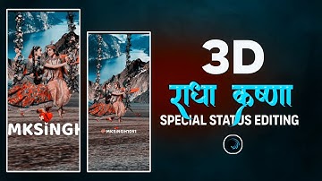 Trend RadhaKrishna 3D Status editing | RadhaKrishna 3D status editing | Node Video