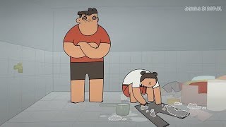 kartun lucu ANIMASI NOPAL nilai ulangan cute girl jelek sampai di hukum nyuci