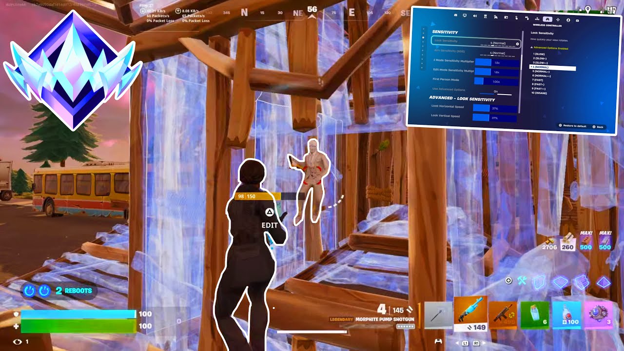 *UPDATED* BEST Controller Settings For Fortnite Chapter 7 Season 1! (PS4/PS5/XBOX/PC)