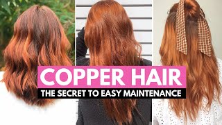 How to Color Your Hair Copper NATURALLY! The Best Way to Get Low Maintenance Copper Hair