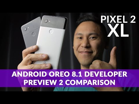 GOOGLE PIXEL 2 XL | Oreo 8.1 Developer Preview 2 Update Comparison: Visual Core, Audio, Display, etc