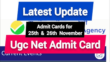 Ugc Net Admit Card 2021 / Nta Net Admit Card 2021 / Net Admit Card 2021 Released!!!