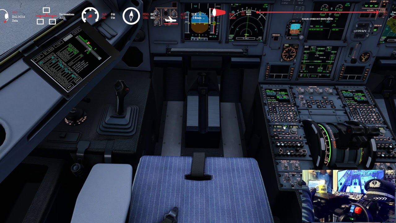 X-Plane 12 12.4 b4 Toliss A321 KLAX/KSFO  Say intentions - Traffic Global