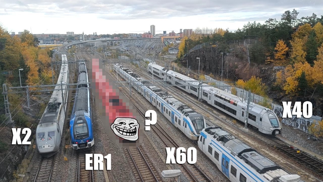 Can You Name Them All? | Train Spotting in Stockholm