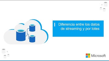 Descripción la diferencia entre lotes (batch) y streaming data