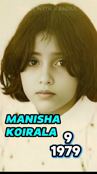 MANISHA KOIRALA Age transformation (1970-2025) #manishakoirala life journey evolution #thenandnow