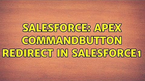 Salesforce: apex CommandButton redirect in Salesforce1