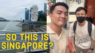 Singapore Vlog ep2 | Haji Lane + Chinatown & Maxwell Food Center + Merlion Park