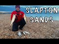  uk winter kayak fishing  slapton sands 