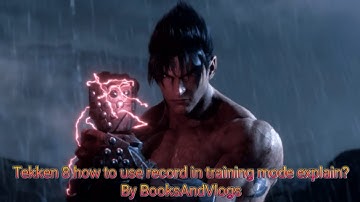 Tekken 8 how to use record in training mode explain? #tekken8 #fgc #fightinggames