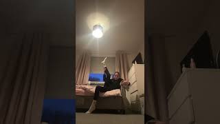 Doing Gymnastics On My Bed