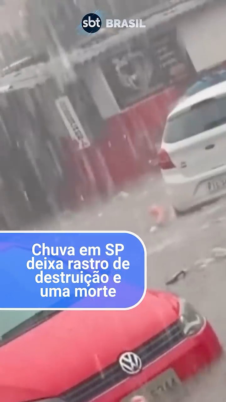 Temporais em São Paulo deixam rastro de destruição e uma morte