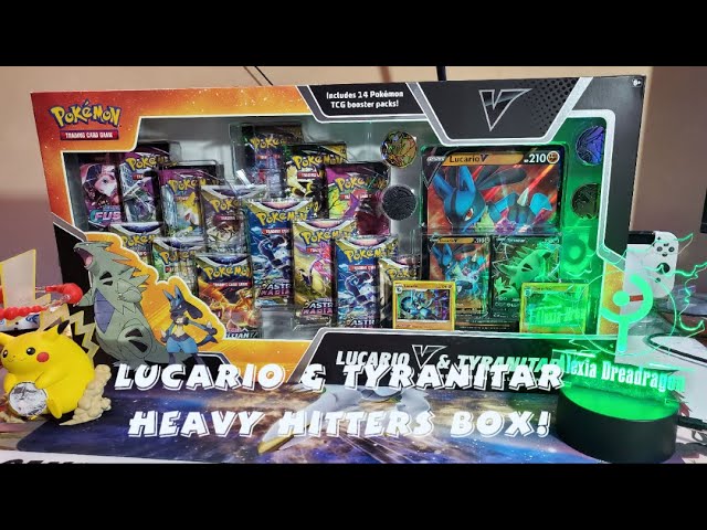 Lucario & Tyranitar Heavy Hitters Box!