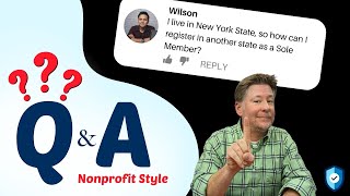 Q&A #6: How to NOT Get Voted Out of Your Own Nonprofit  Real Questions About Sole Member Nonprofits