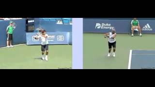Federer vs Blake Forehand   ProStrokes 2 0 Slow Motion