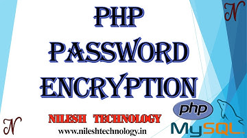 PHP Password Encryption | crypt function in PHP | 2020
