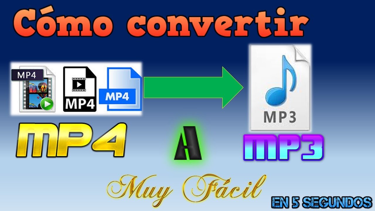 Cómo convertir MP4 A MP3 al instante. - YouTube