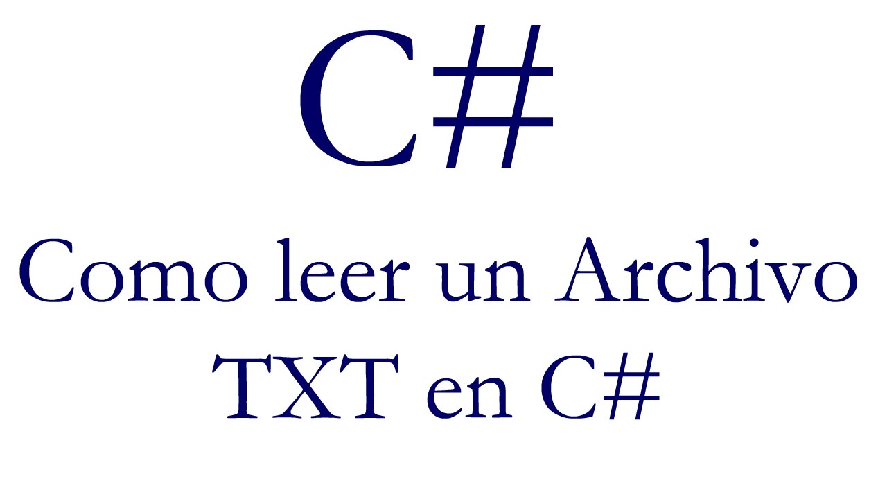 Como leer un archivo txt en c youtube