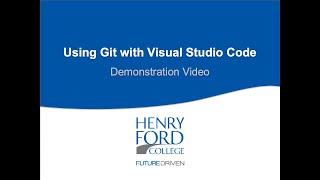 Using Git with Visual Studio Code