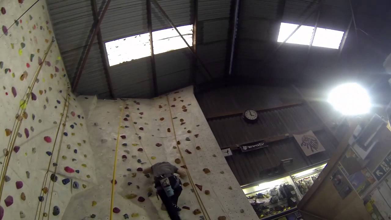 Climbing at the Barn climbing centre YouTube