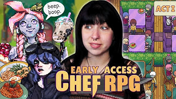 Chef RPG: Restaurant Managing, Ai Robots, & The Haunted Bathhouse…