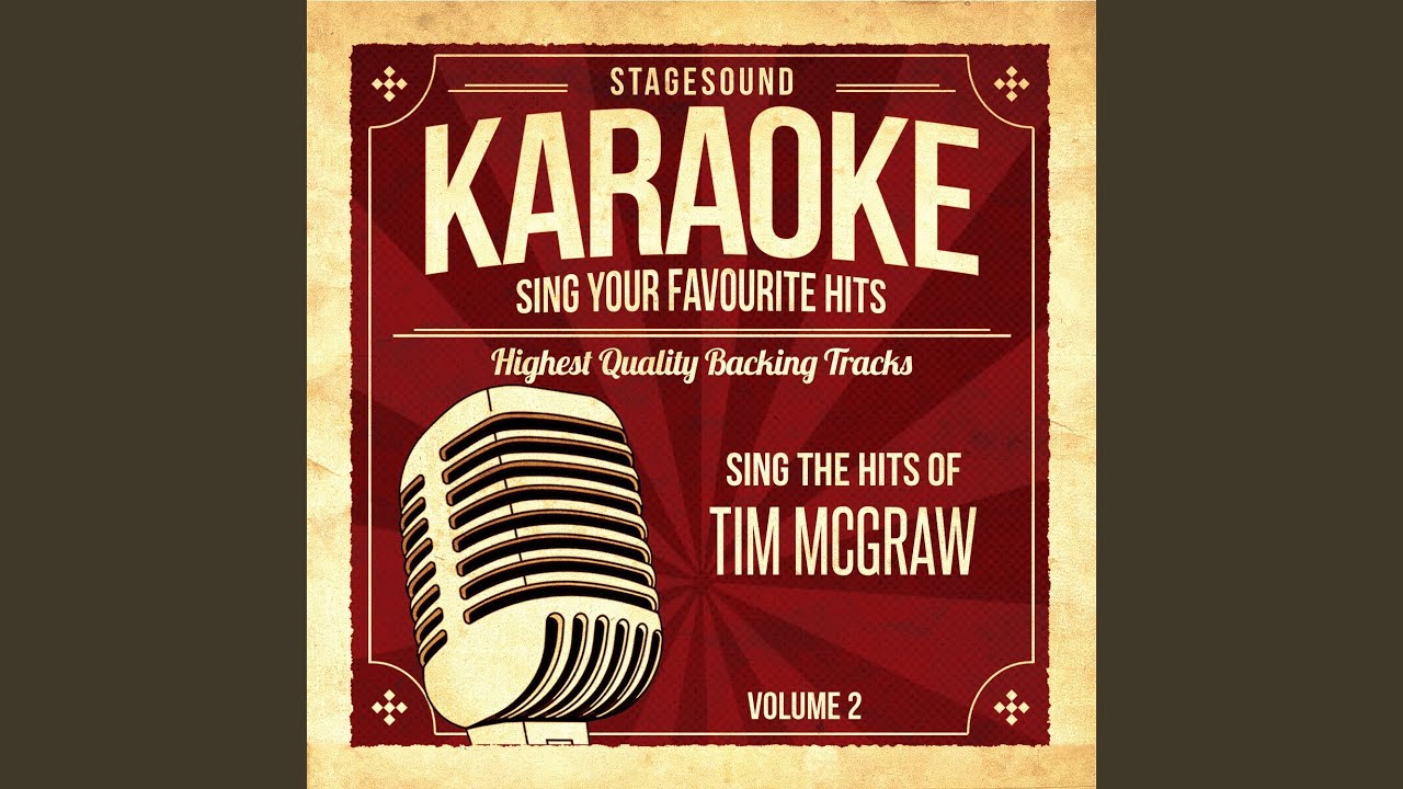 Red Ragtop (Originally Performed By Tim McGraw) (Karaoke Version) YouTube