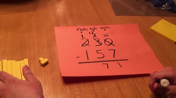 How to Subtract Three-Digit Numbers Using Manipulatives