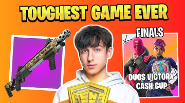 The HARDEST Game PeterBot EVER Faced in Duos Victory Cash Cup!