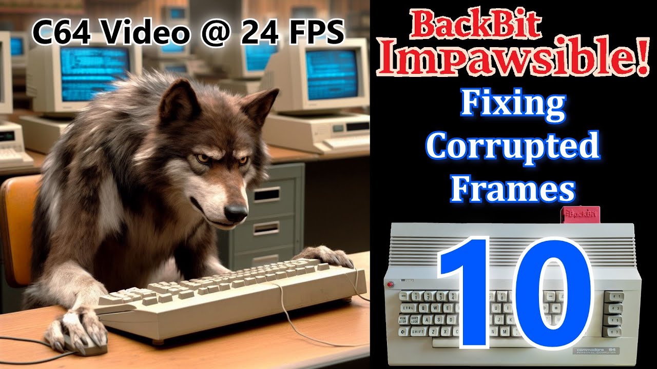 Ep 10 Fixing Corrupted Frames C64 Backbit Impawsible Youtube