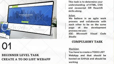 LetsGrowMore - Virtual Web Development Internship || TASK-1 || TODO APP