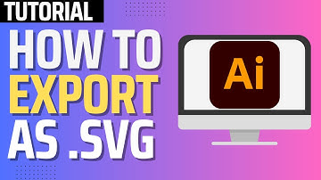 How To Export as SVG in Illustrator (Step By Step)