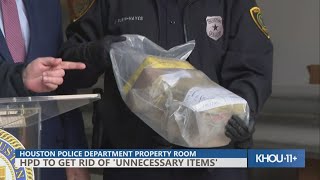 Houston leaders announce initiative to clear out HPD property room