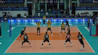 Volleyball Brazil - Germany Amazing FULL Match Friendly 2026