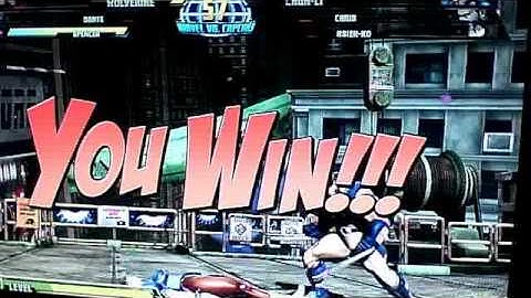 MvC3 Arcade Mode Playthrough Wolverine/Dante/Spencer