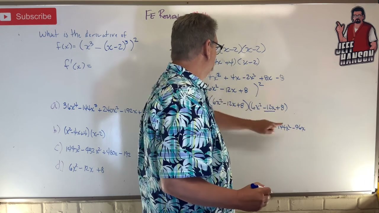 FE Review: Math - Problem 19