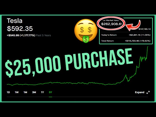 I Just Spent $25,000 on Tesla Stock - Robinhood Investing | Tesla Stock