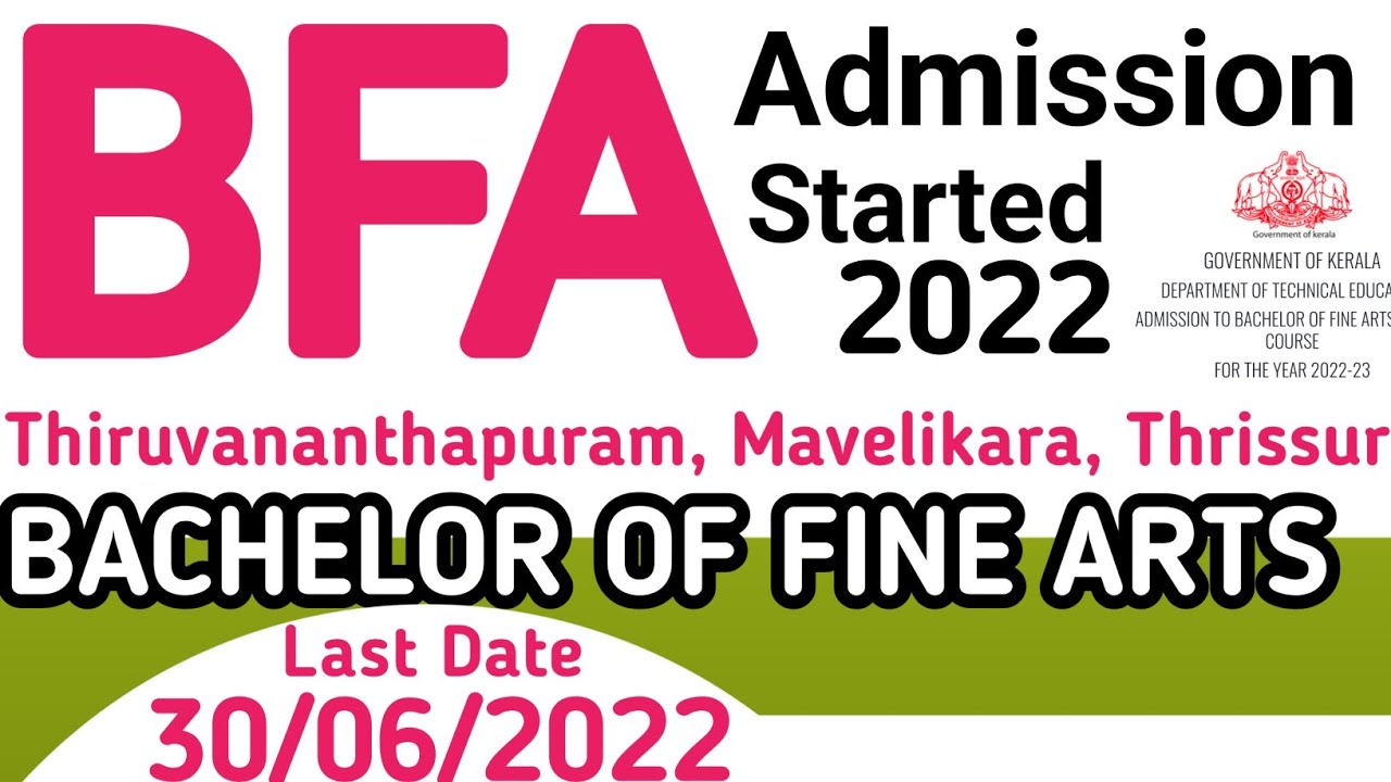 BFA Admission 2022