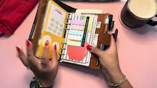 Personal Rings: How I archive previous inserts, coffee time, moterm honey, chatty planner video. 