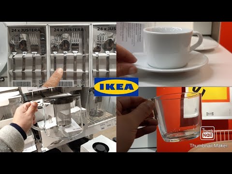 IKEA VAISSELLE VERRE A PIED FLÛTES TASSE A CAFE CAFETIÈRE....LUNDI 11 ...