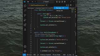Implementing the Runnable interface