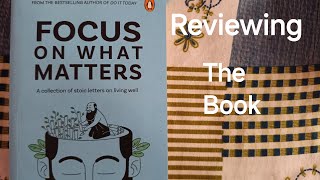Reviewing Focus on what matters