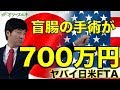 日米FTA、TPP、日米貿易協定、がヤバイ。国民皆保険制度の崩壊、盲腸の手術、ISD条項、為替条項。