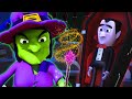 Halloween Witch and Spooky Monsters Song | Scary Nursery Rhymes | HooplaKidz TV