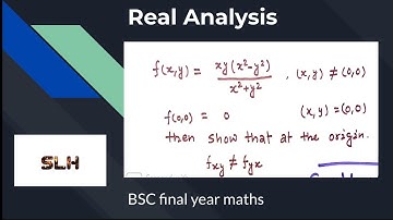 Functions of several variables | Real analysis for BSC mathematics